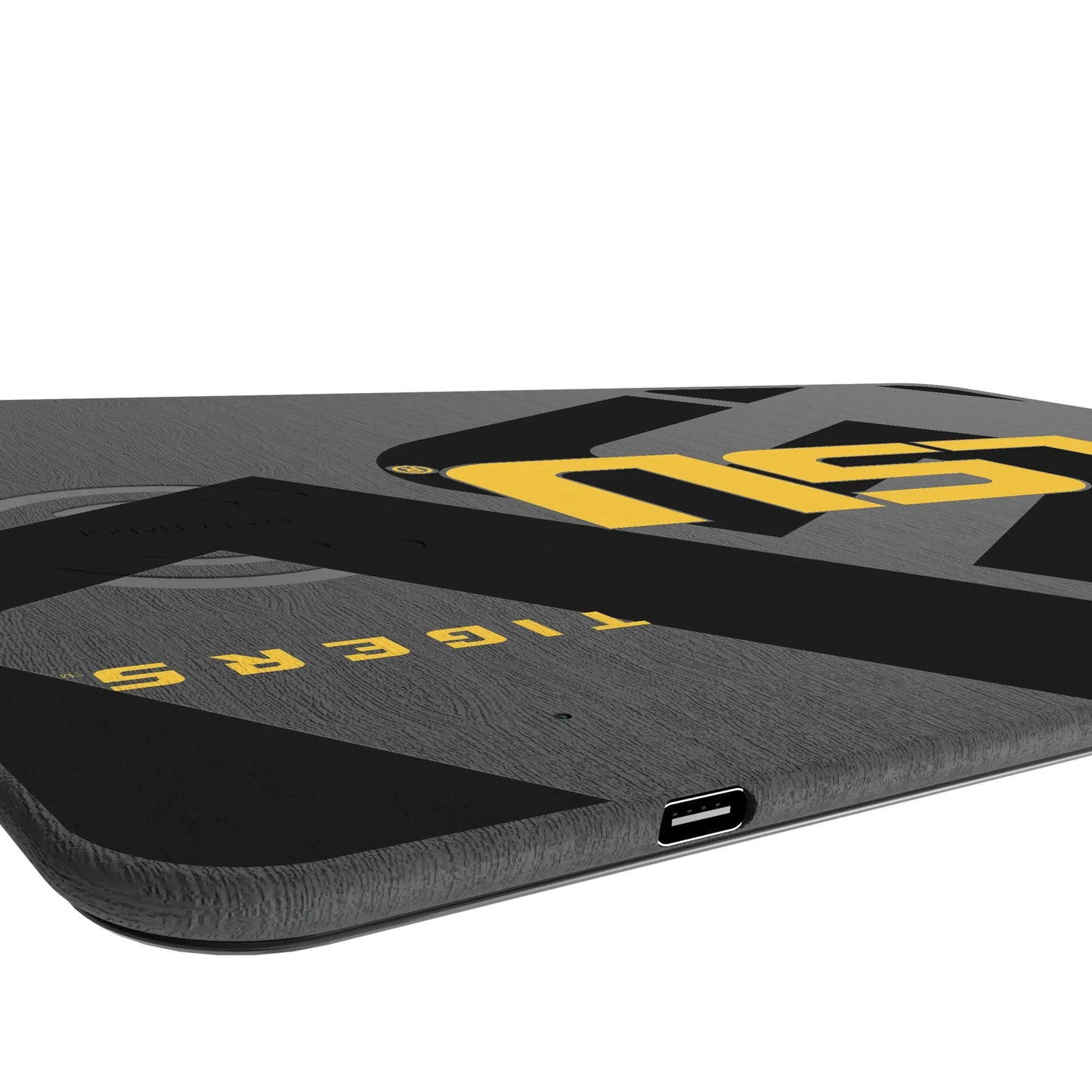 Louisiana State University Tigers Monocolor Tilt 15-Watt Wireless Charger and Mouse Pad