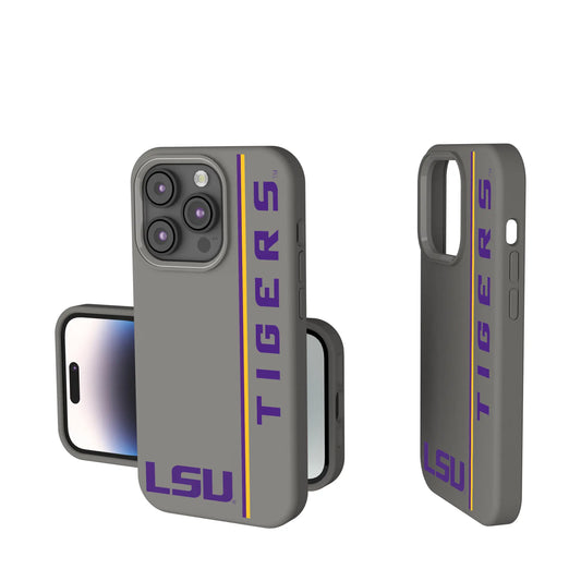 Louisiana State University Tigers Sidebar Soft Touch Phone Case for Apple iPhone