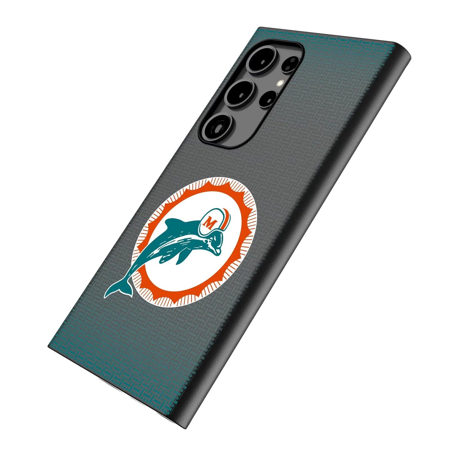 Miami Dolphins 1966-1973 Historic Collection Linen MagSafe Compatible Phone Case for Samsung Galaxy