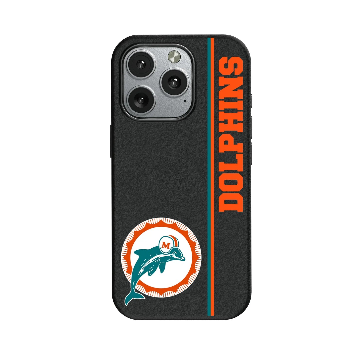 Miami Dolphins 1966-1973 Historic Collection Sidebar MagSafe Compatible Phone Case for Apple iPhone