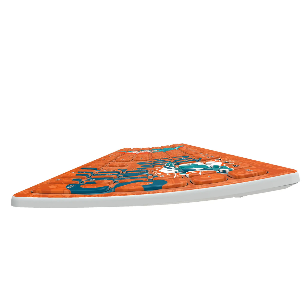 Miami Dolphins Deco Curved Wireless Keyboard
