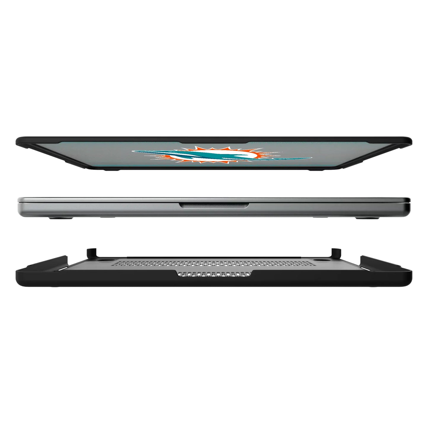 Miami Dolphins Linen Laptop Case for Apple MacBook