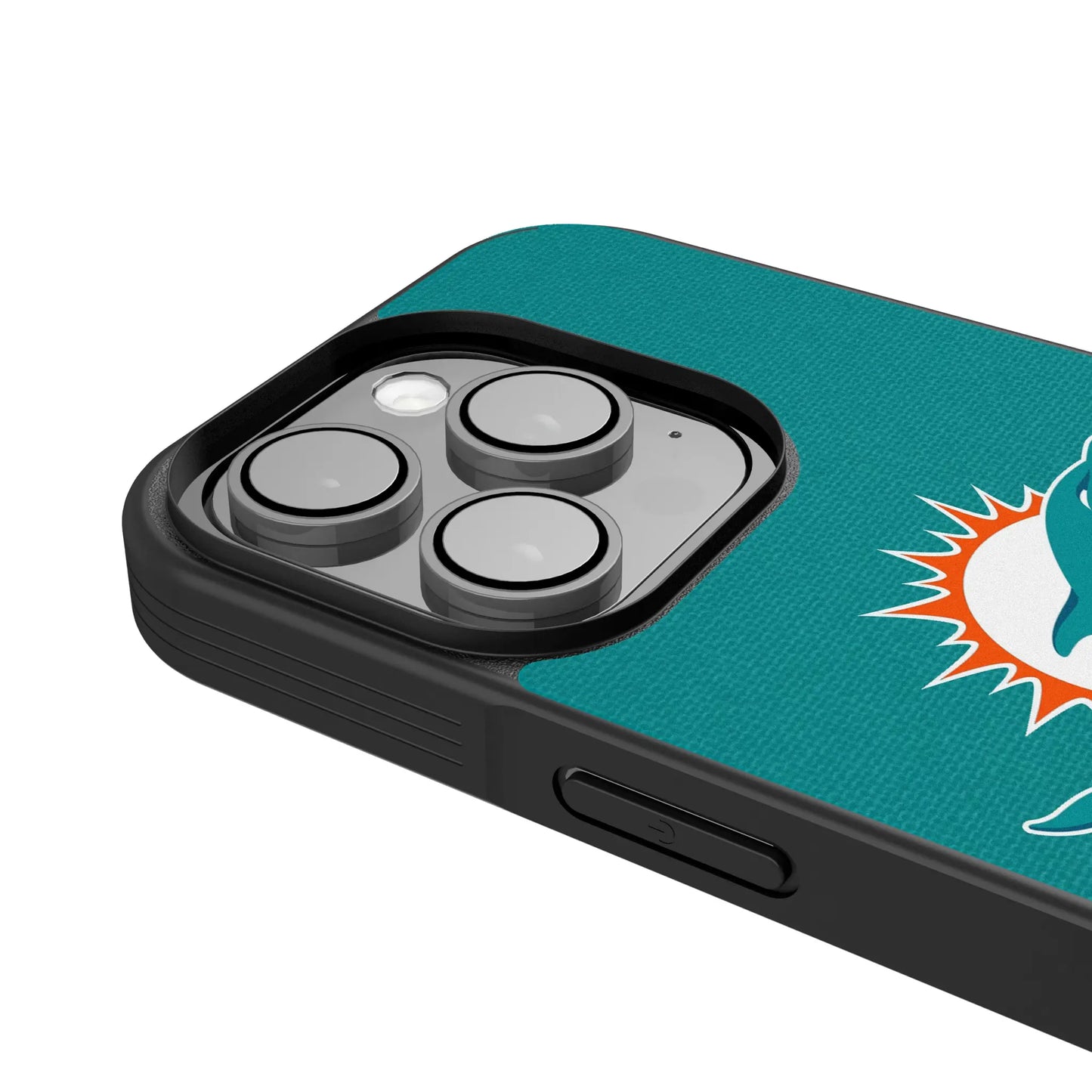 Miami Dolphins Stripe Bump Phone Case for Apple iPhone