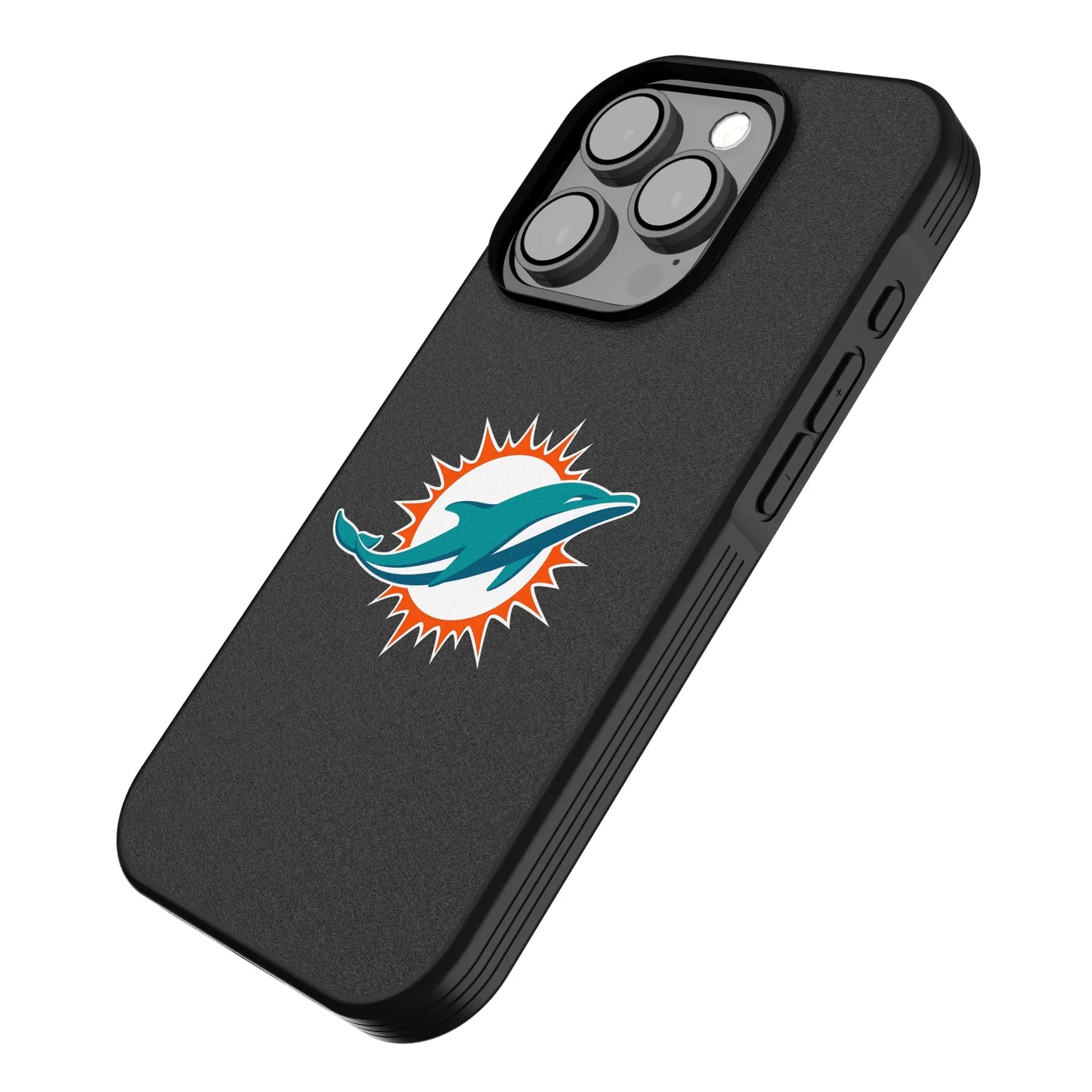 Miami Dolphins Text Backdrop Bump Phone Case for Apple iPhone