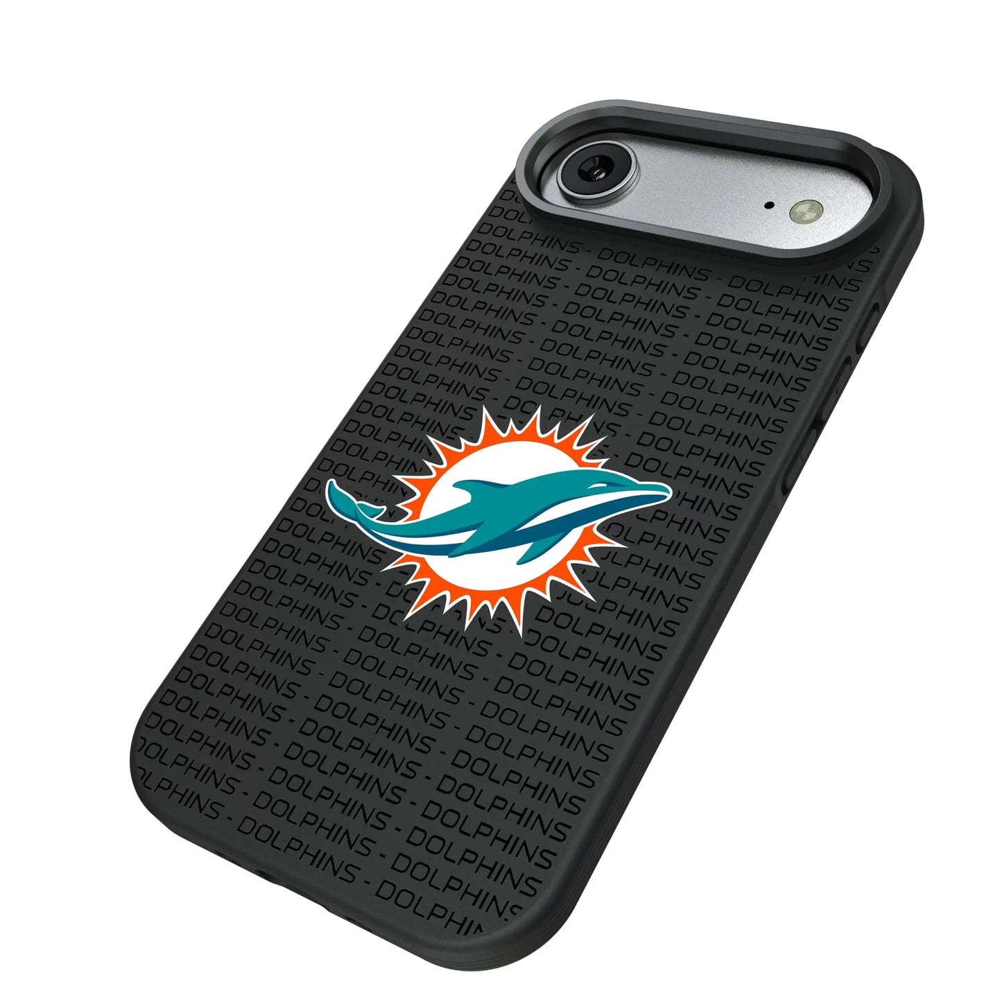 Miami Dolphins Text Backdrop Bump Phone Case for Apple iPhone