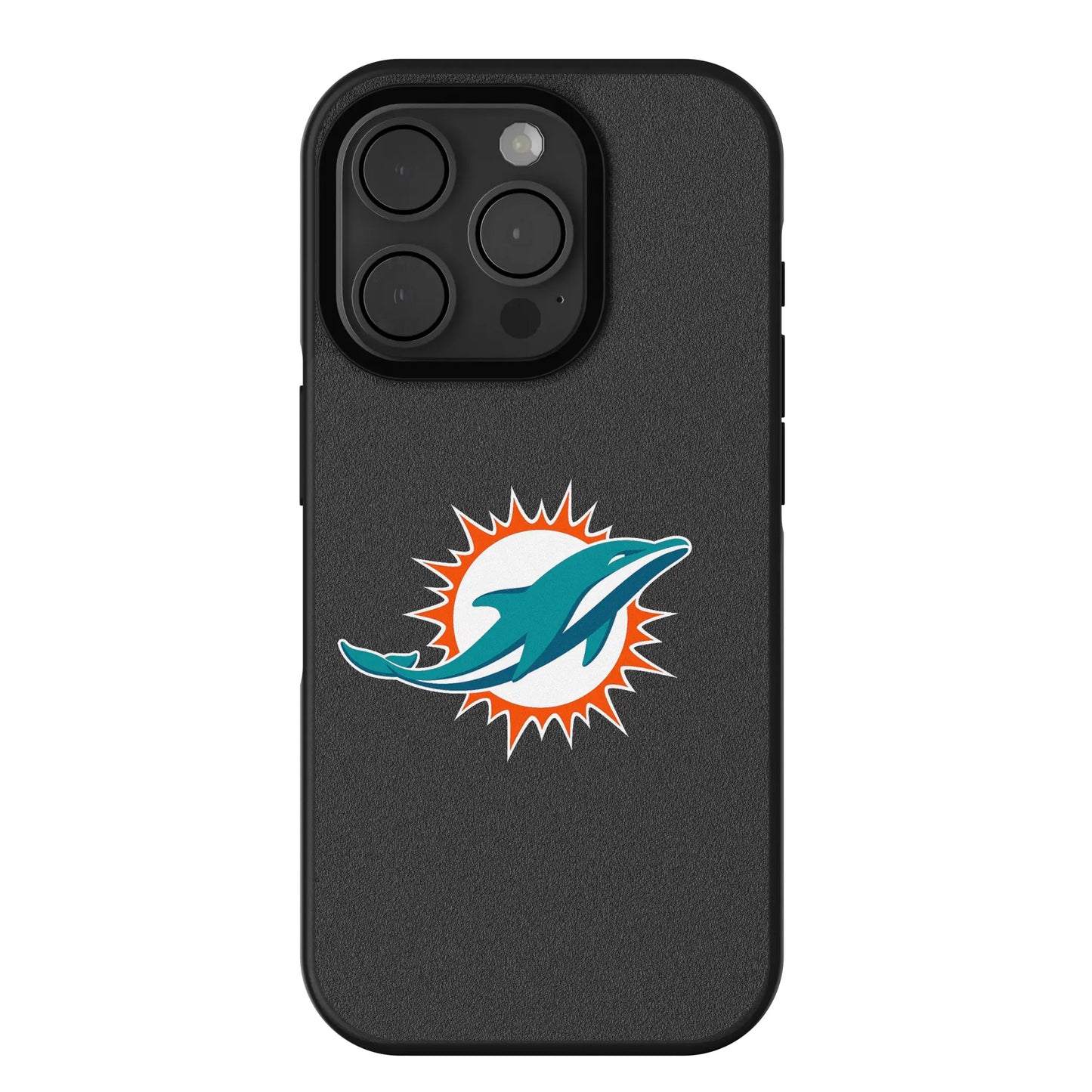 Miami Dolphins Text Backdrop Bump Phone Case for Apple iPhone