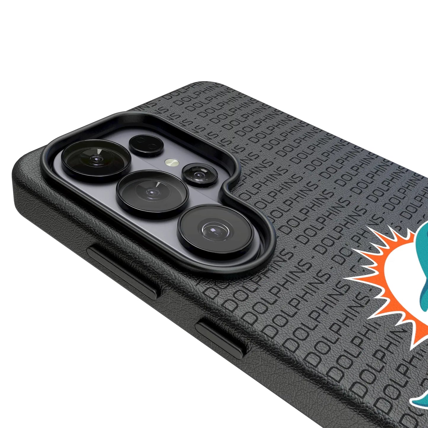 Miami Dolphins Text Backdrop MagSafe Compatible Phone Case for Samsung Galaxy