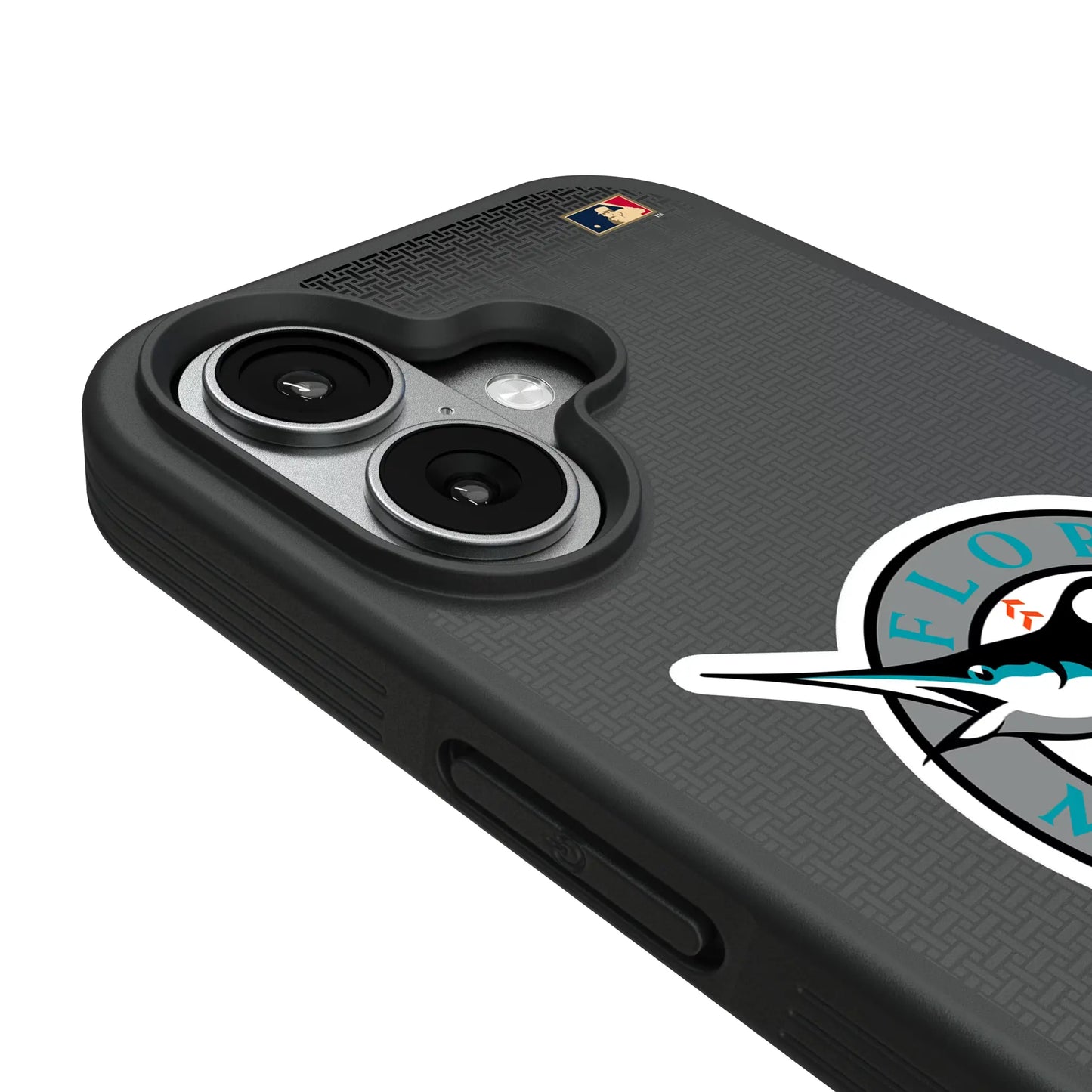 Miami Marlins 1993-2011 - Cooperstown Collection Linen Bump Phone Case for Apple iPhone