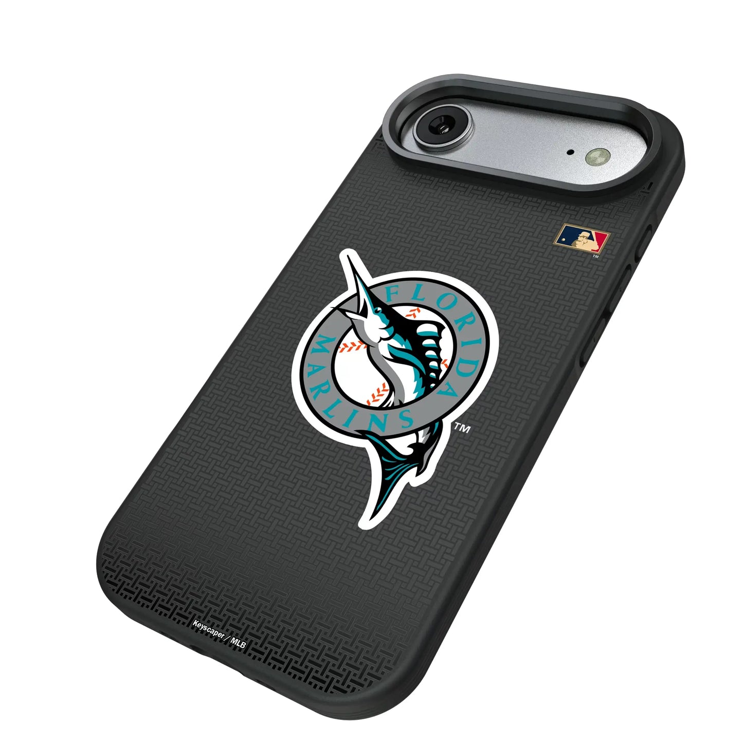Miami Marlins 1993-2011 - Cooperstown Collection Linen Bump Phone Case for Apple iPhone