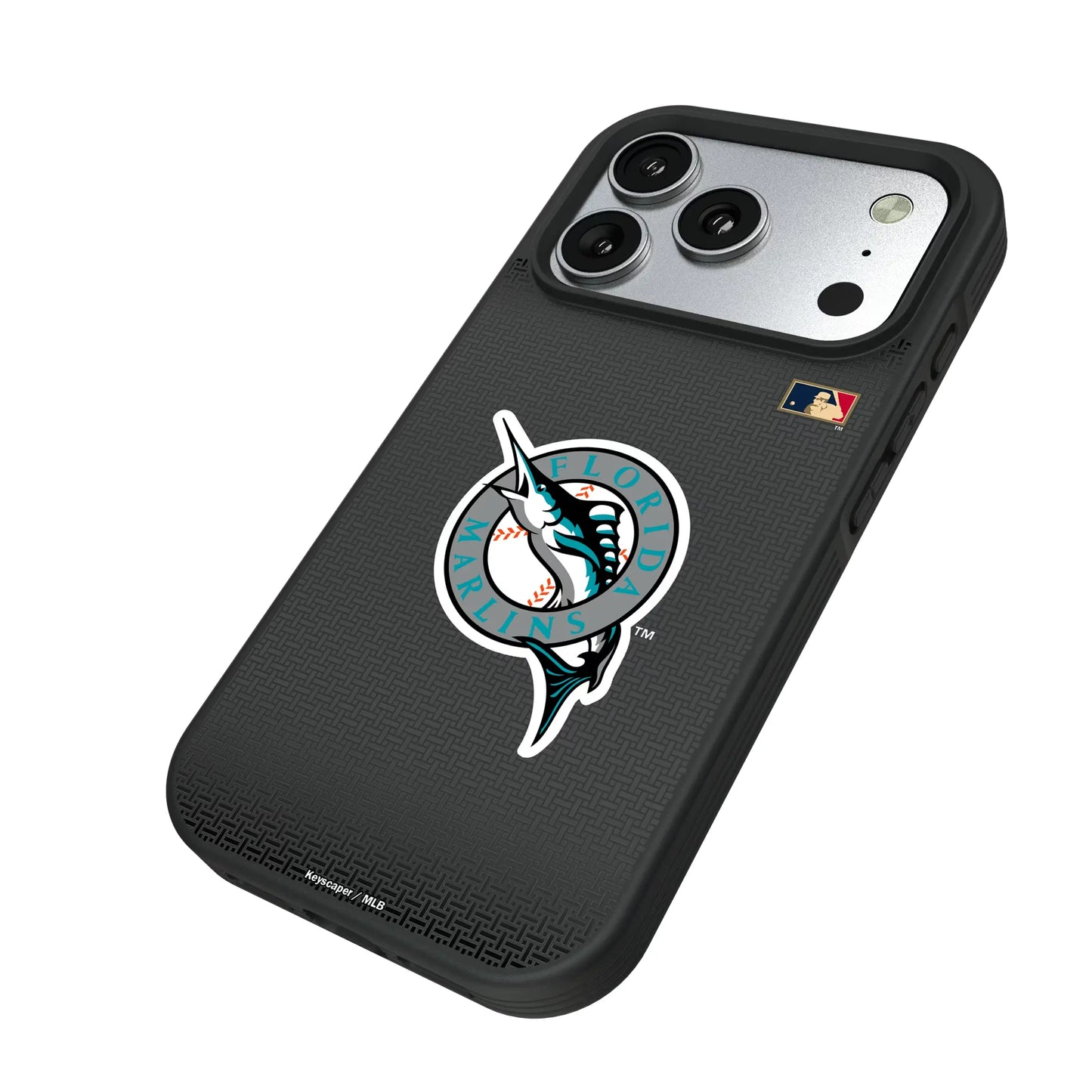 Miami Marlins 1993-2011 - Cooperstown Collection Linen Bump Phone Case for Apple iPhone