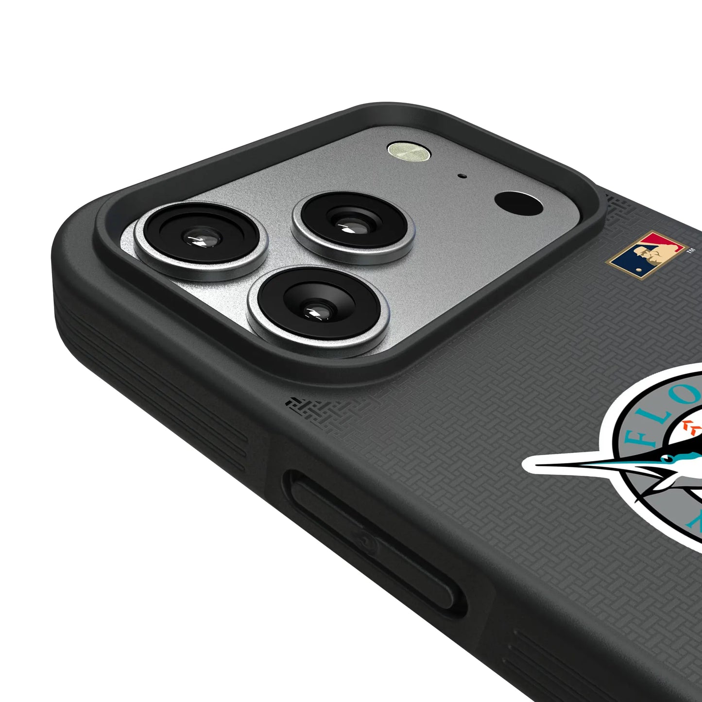 Miami Marlins 1993-2011 - Cooperstown Collection Linen Bump Phone Case for Apple iPhone