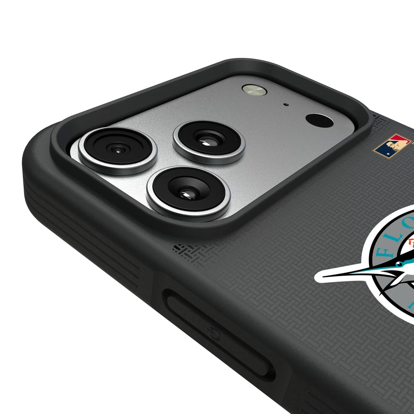 Miami Marlins 1993-2011 - Cooperstown Collection Linen Bump Phone Case for Apple iPhone