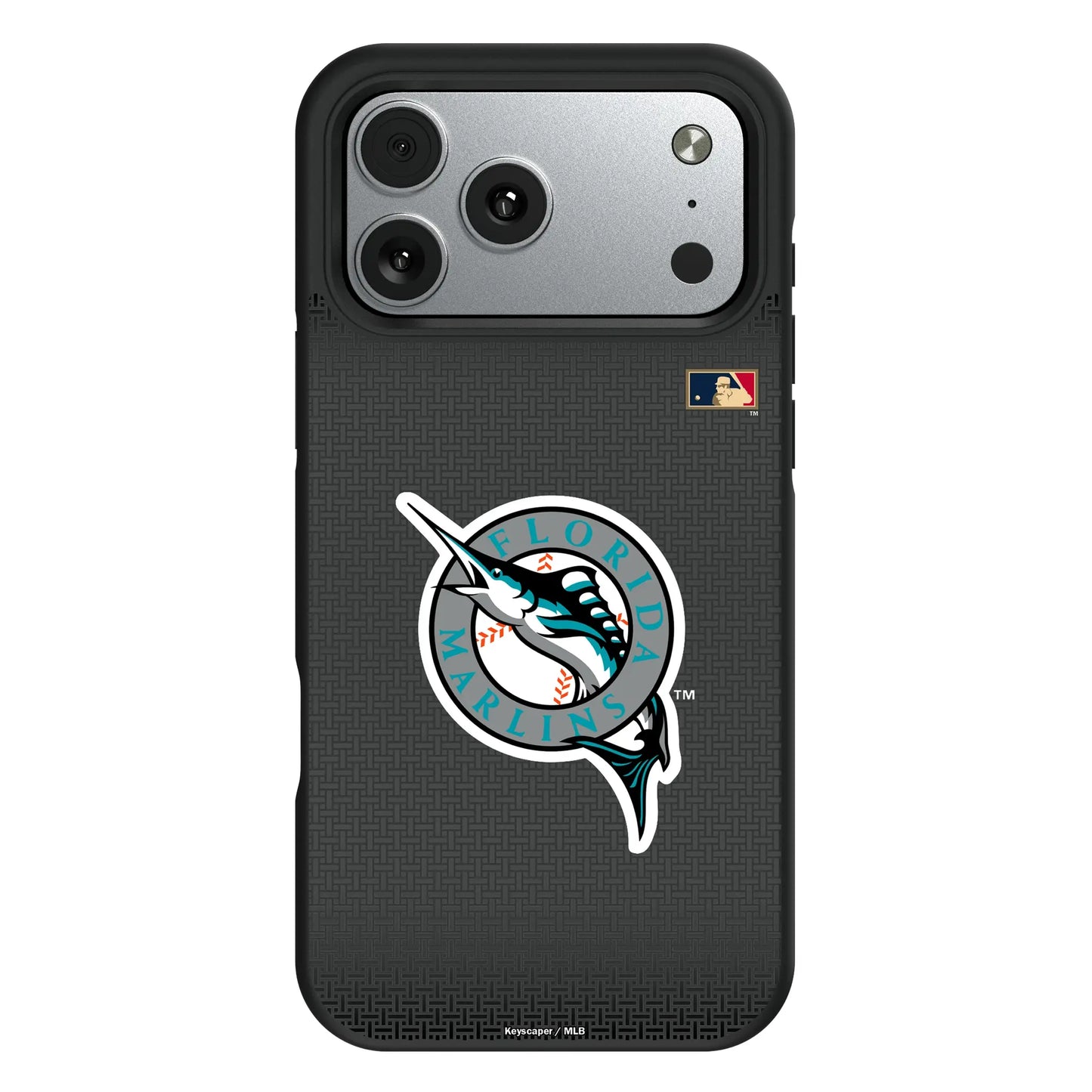 Miami Marlins 1993-2011 - Cooperstown Collection Linen Bump Phone Case for Apple iPhone