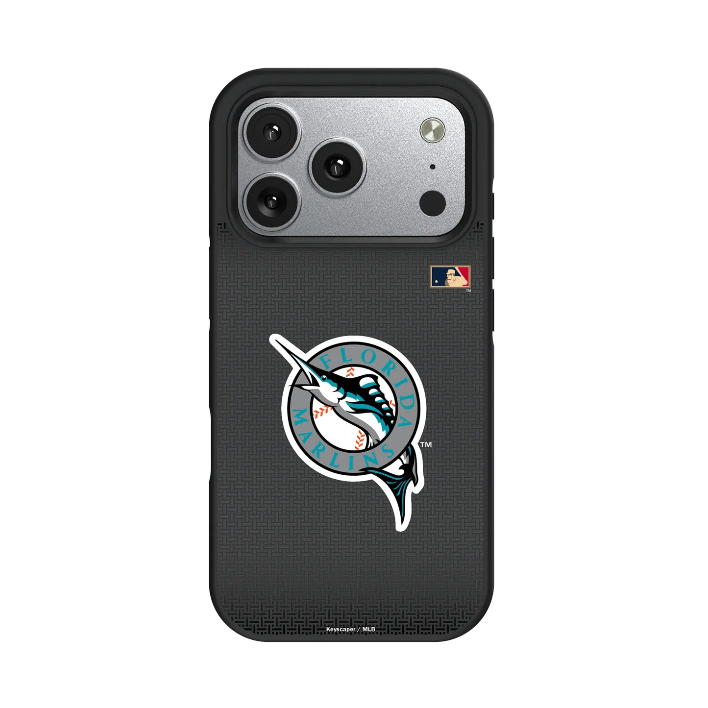 Miami Marlins 1993-2011 - Cooperstown Collection Linen Bump Phone Case for Apple iPhone