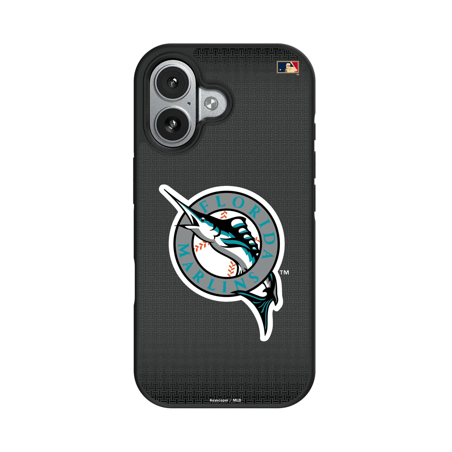 Miami Marlins 1993-2011 - Cooperstown Collection Linen Bump Phone Case for Apple iPhone