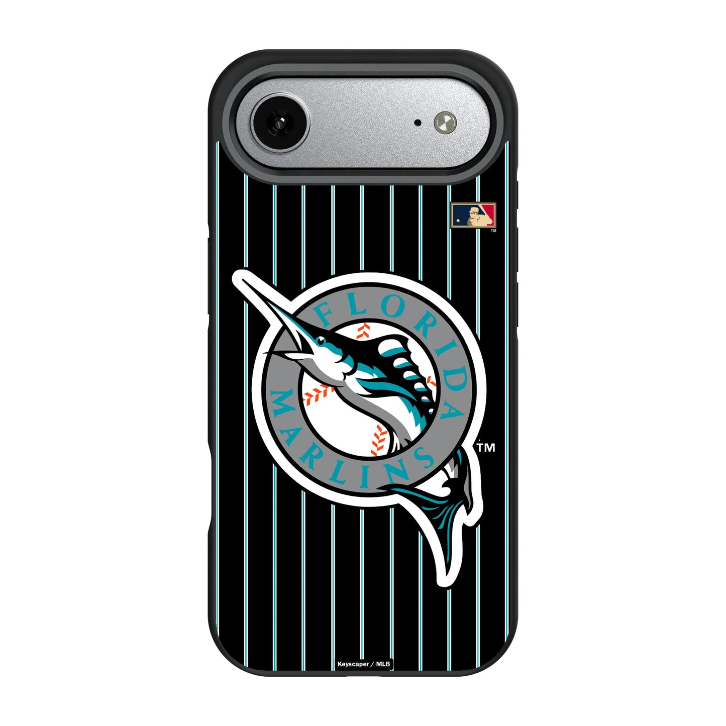 Miami Marlins 1993-2011 - Cooperstown Collection Pinstripe Bump Phone Case for Apple iPhone