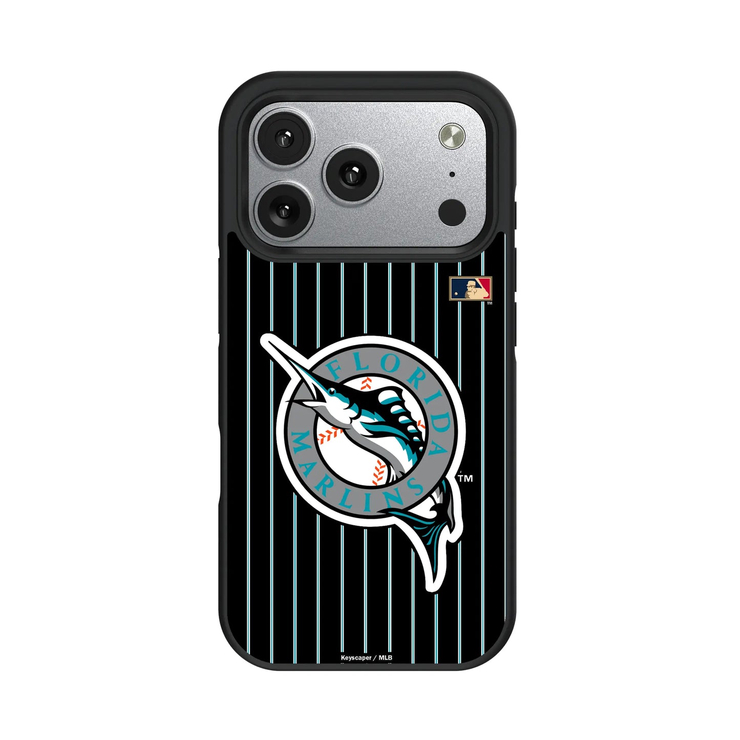 Miami Marlins 1993-2011 - Cooperstown Collection Pinstripe Bump Phone Case for Apple iPhone