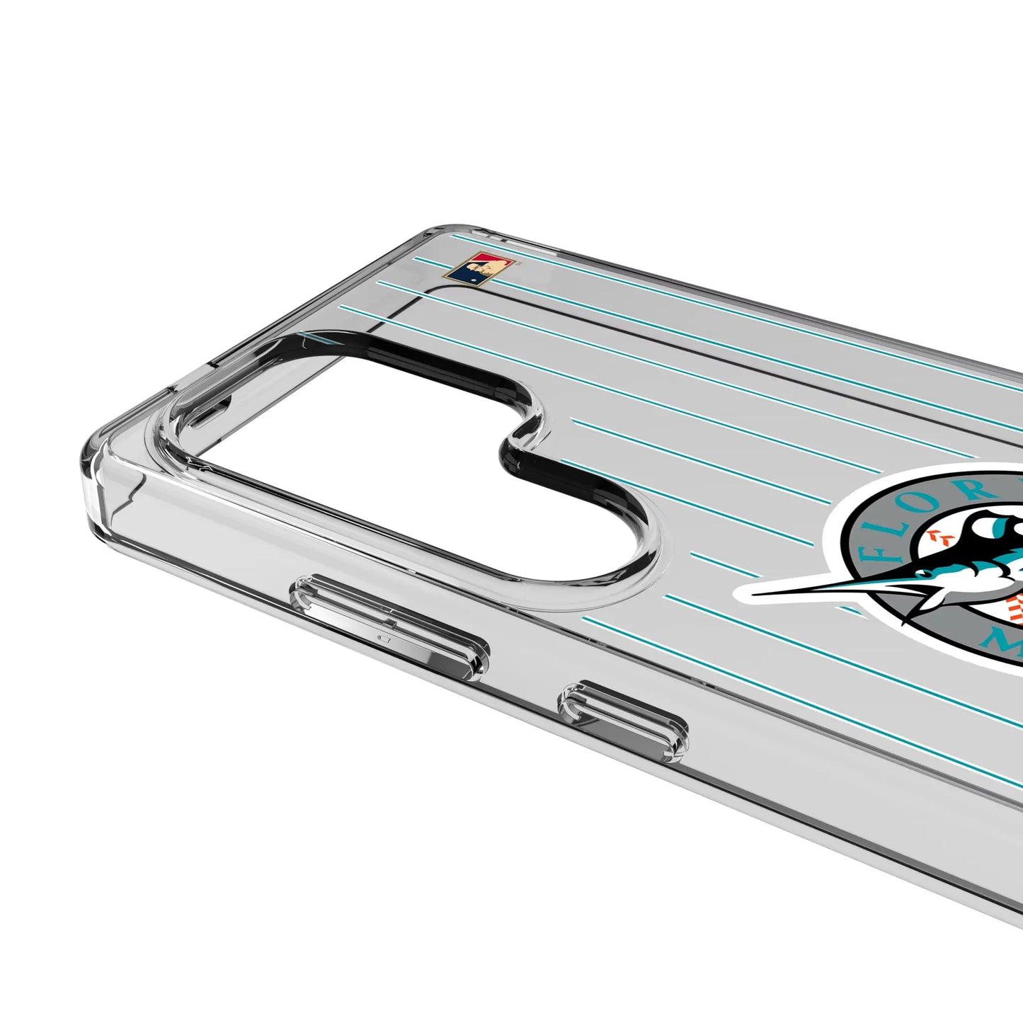 Miami Marlins 1993-2011 - Cooperstown Collection Pinstripe Clear Phone Case for Samsung Galaxy