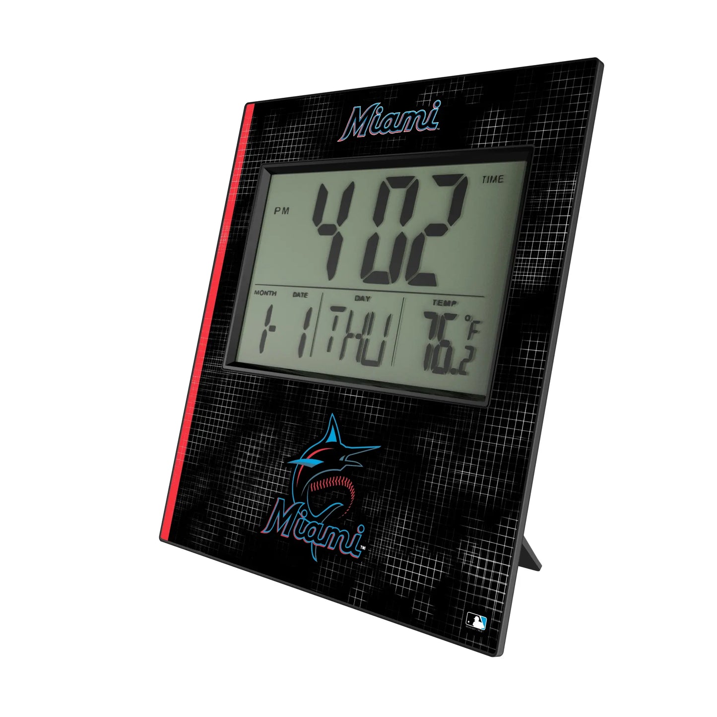 Miami Marlins Hatch Wall Clock