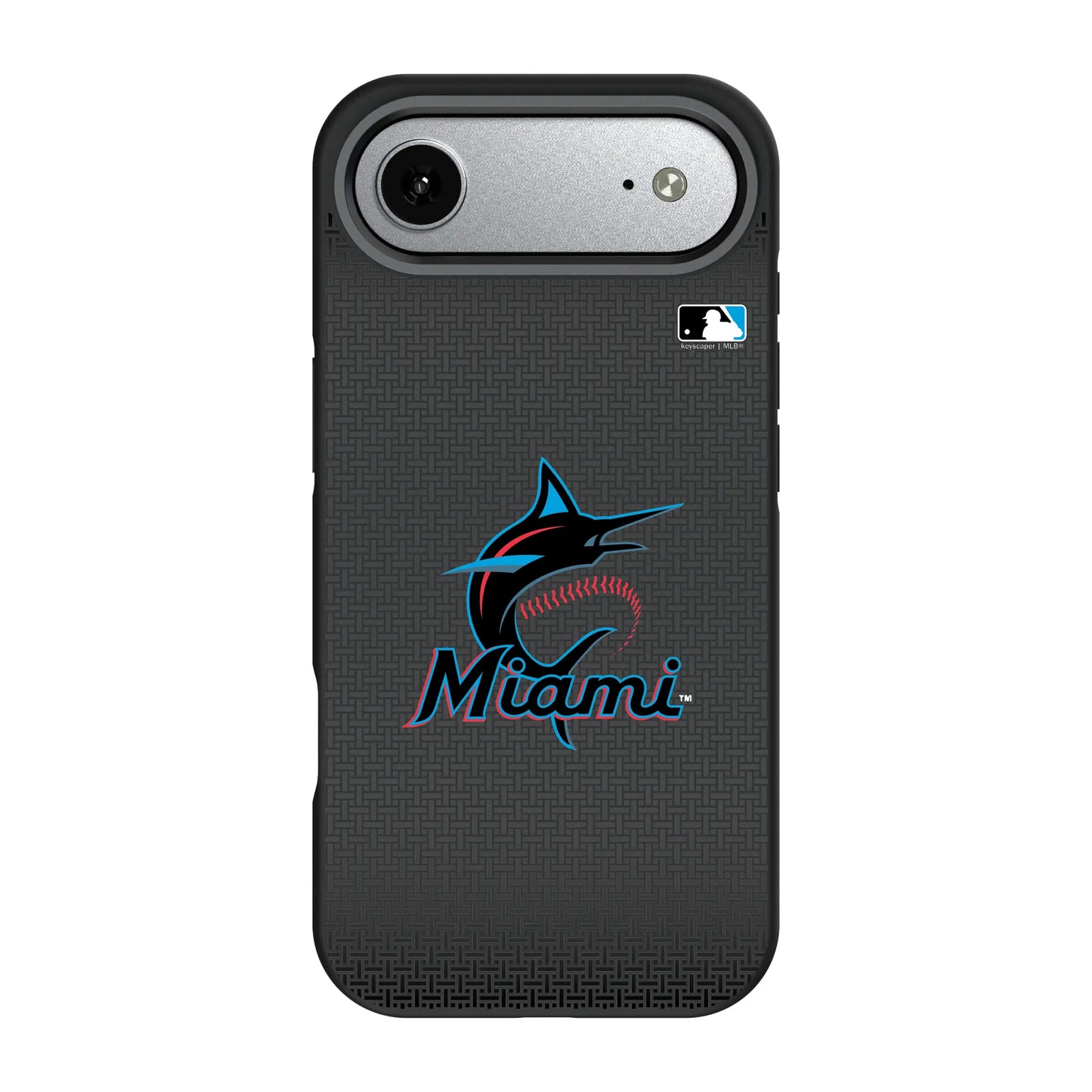 Miami Marlins Linen Bump Phone Case for Apple iPhone