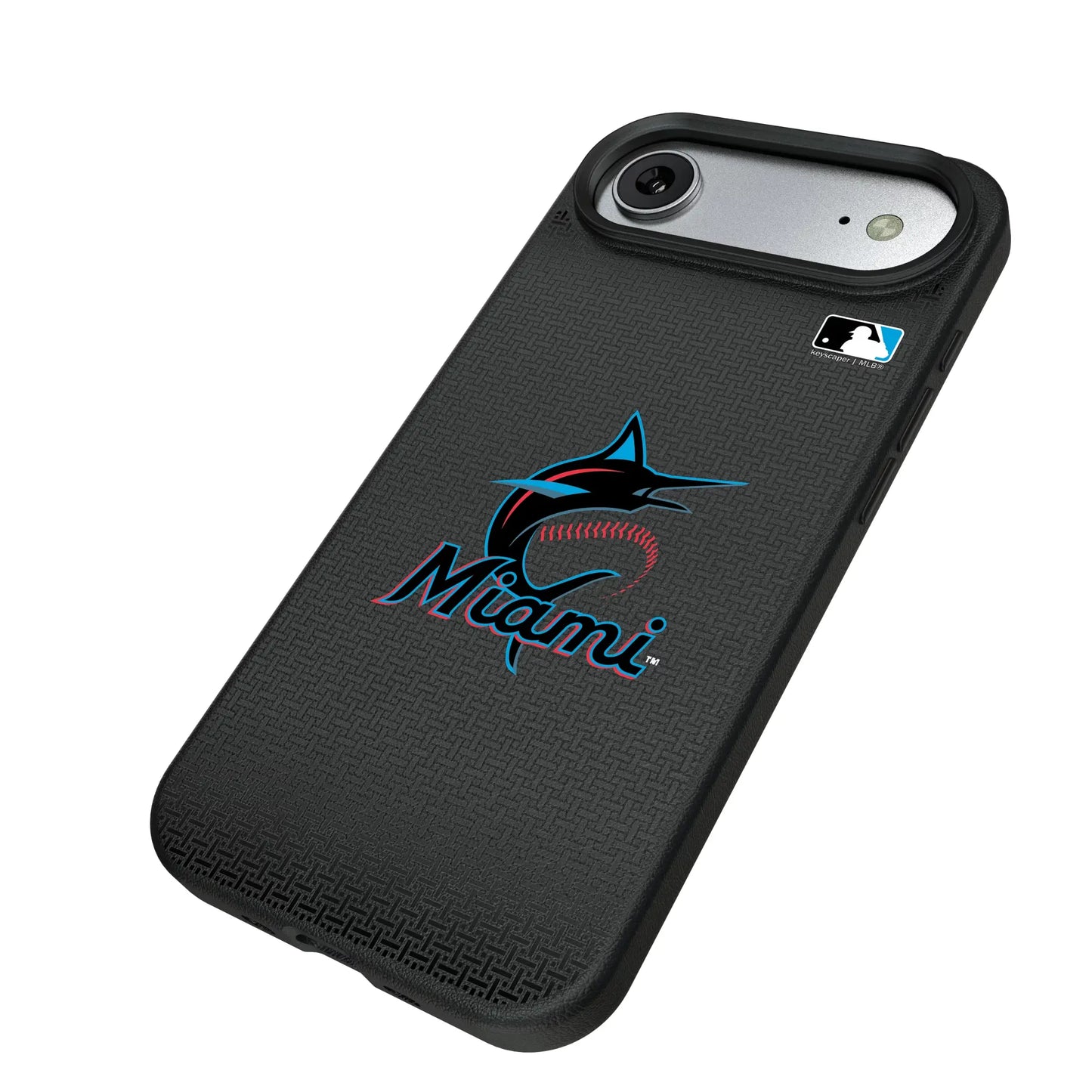 Miami Marlins Linen MagSafe Compatible Phone Case for Apple iPhone