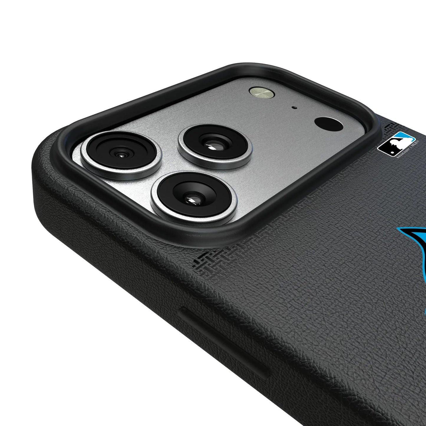 Miami Marlins Linen MagSafe Compatible Phone Case for Apple iPhone