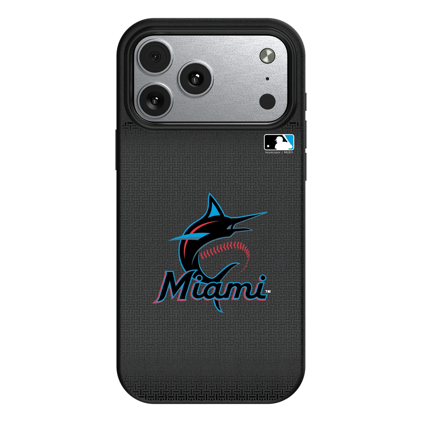 Miami Marlins Linen MagSafe Compatible Phone Case for Apple iPhone