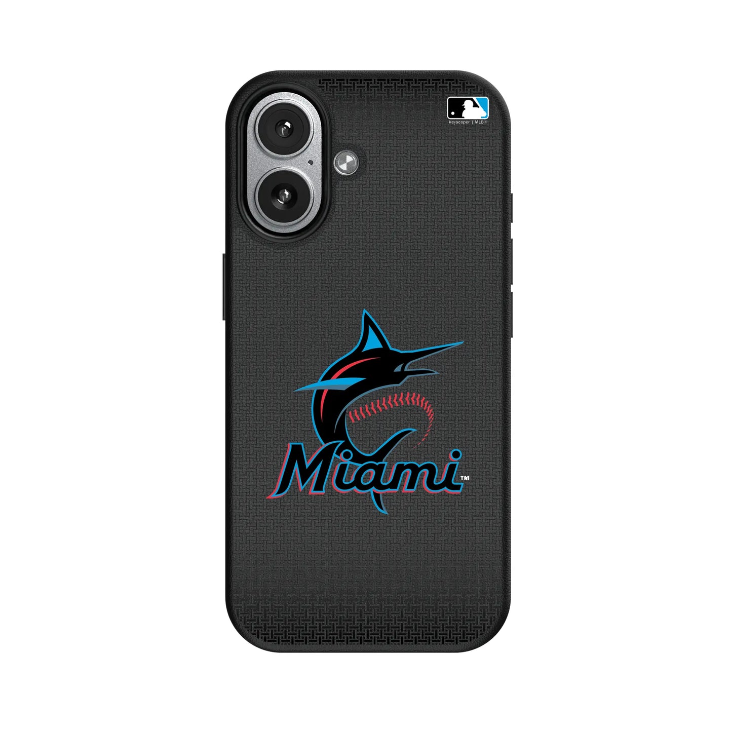 Miami Marlins Linen MagSafe Compatible Phone Case for Apple iPhone