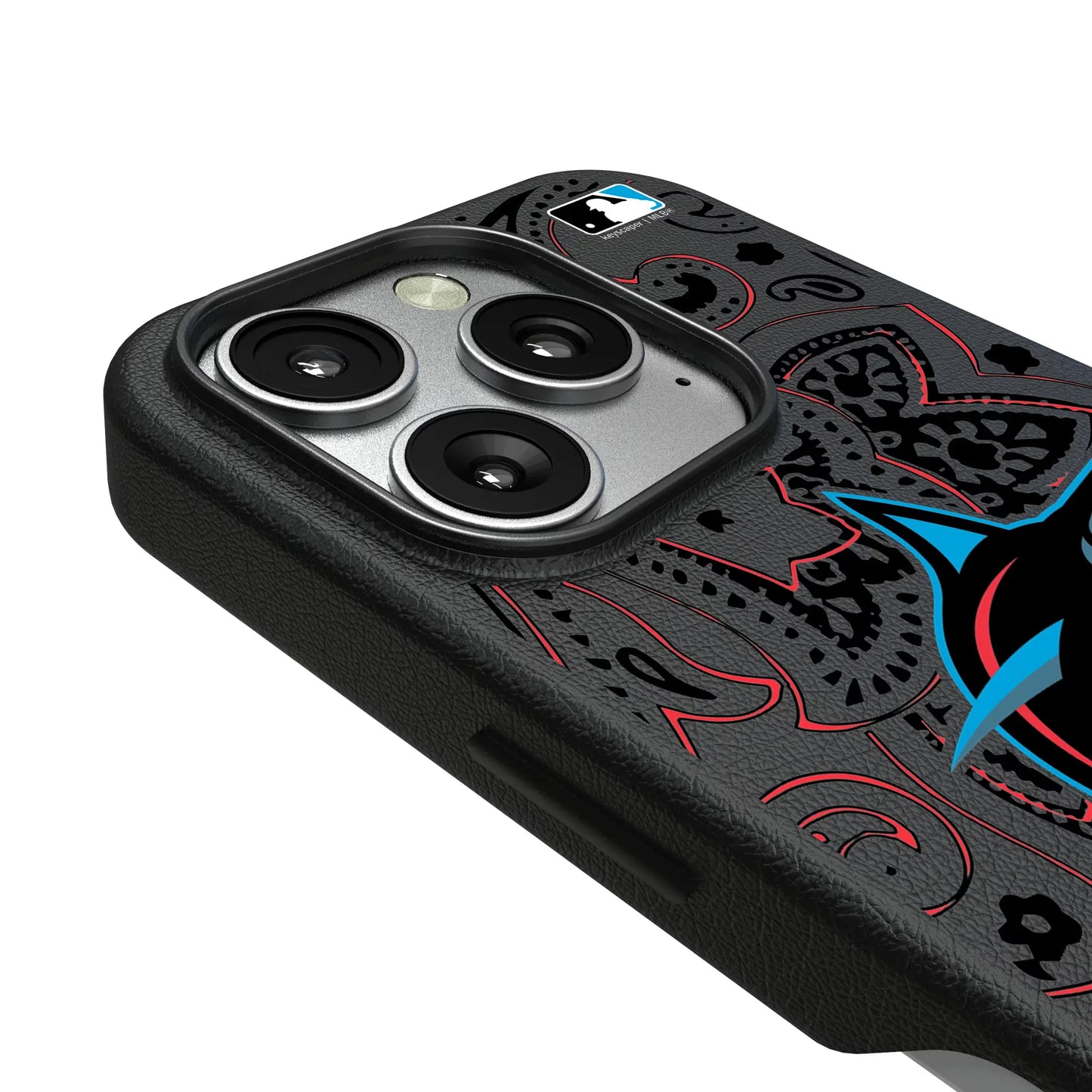 Miami Marlins Paisley MagSafe Compatible Phone Case for Apple iPhone