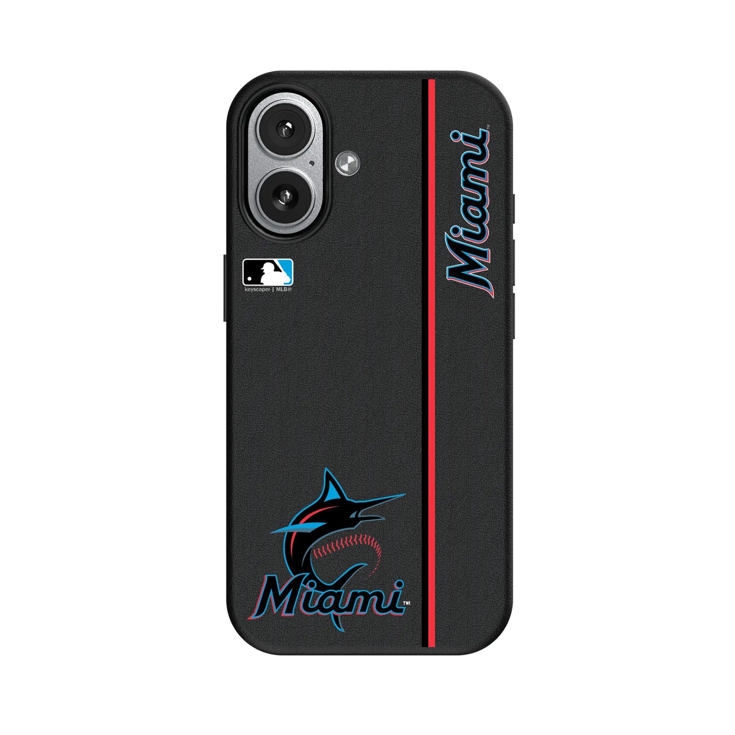 Miami Marlins Sidebar MagSafe Compatible Phone Case for Apple iPhone