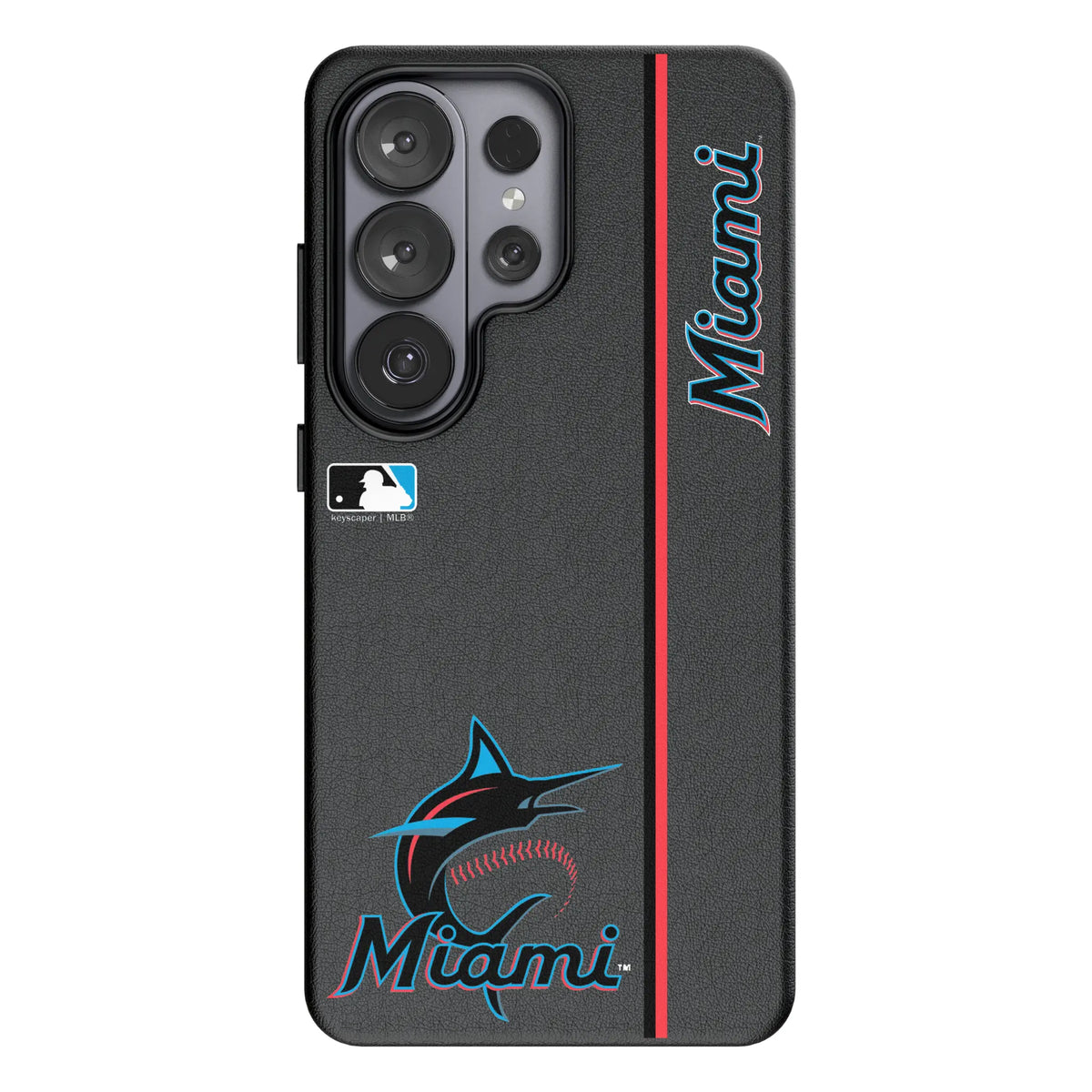 Miami Marlins Sidebar MagSafe Compatible Phone Case for Samsung Galaxy