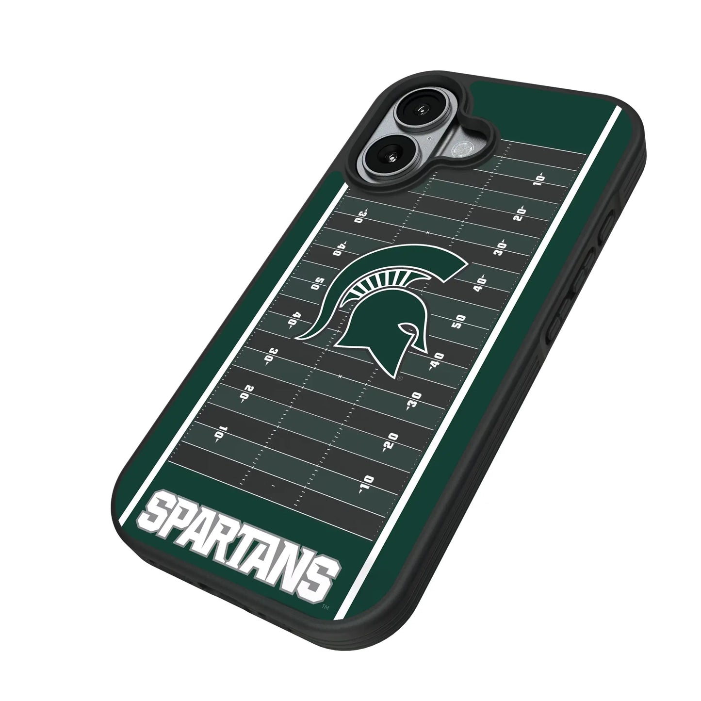 Michigan State University Spartans Field Bump Phone Case for Apple iPhone