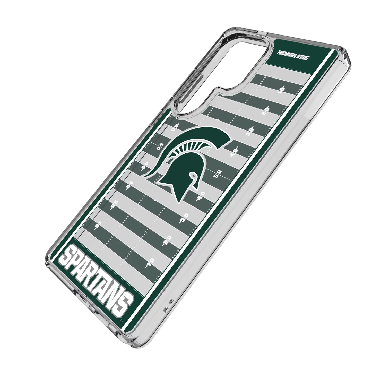 Michigan State University Spartans Field Clear Phone Case for Samsung Galaxy