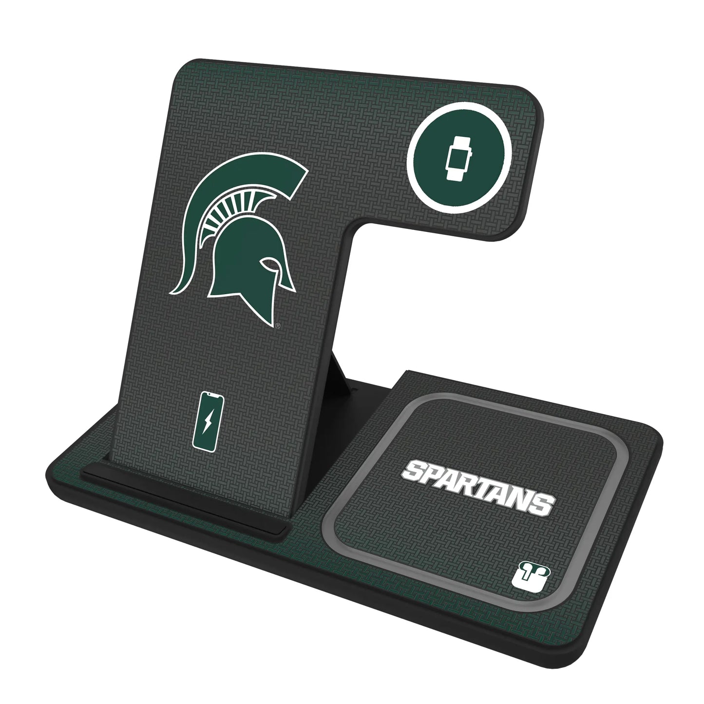 Michigan State University Spartans Linen 3 in 1 Charging Station
