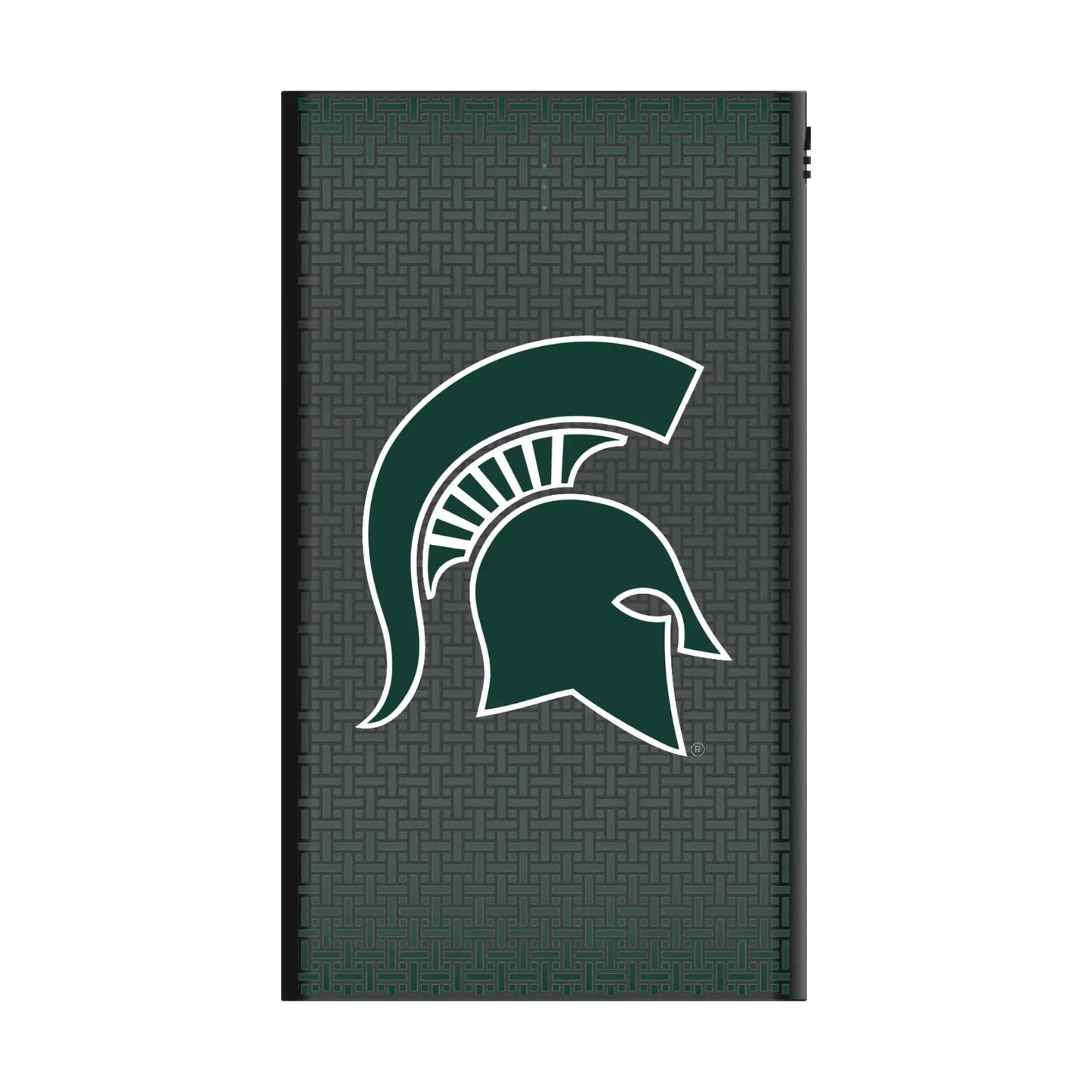 Michigan State University Spartans Linen 5000mAh Flat Powerbank