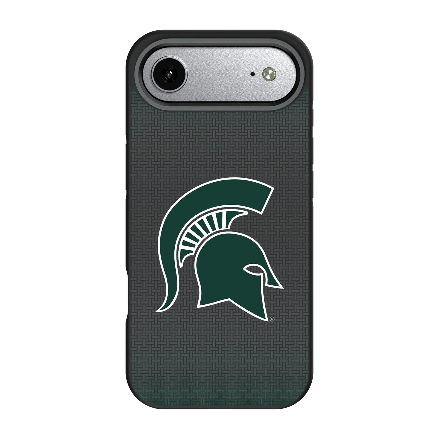 Michigan State University Spartans Linen Bump Phone Case for Apple iPhone