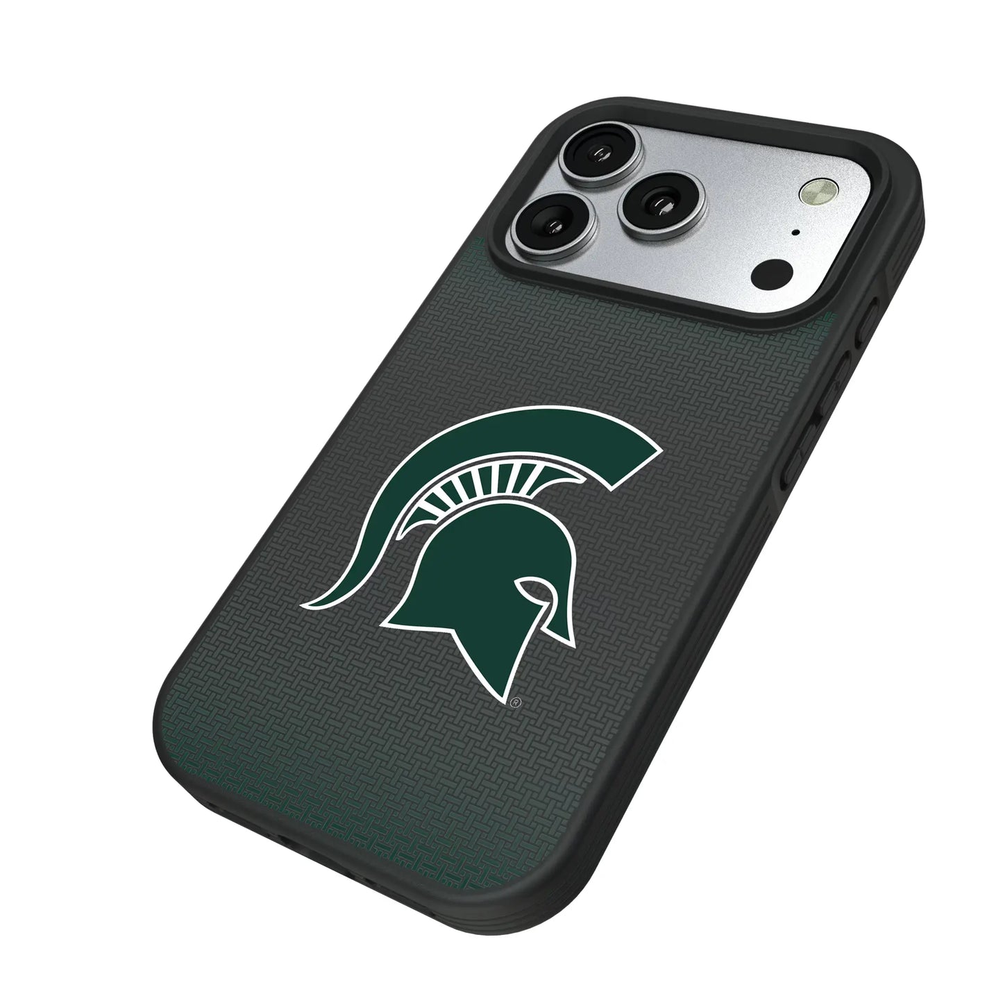 Michigan State University Spartans Linen Bump Phone Case for Apple iPhone