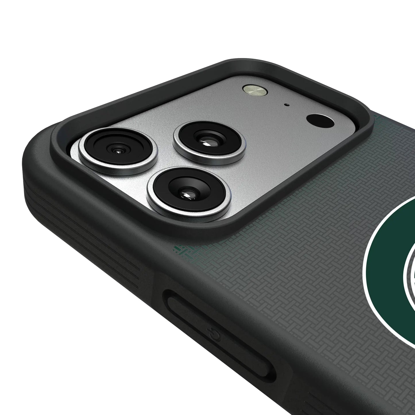 Michigan State University Spartans Linen Bump Phone Case for Apple iPhone