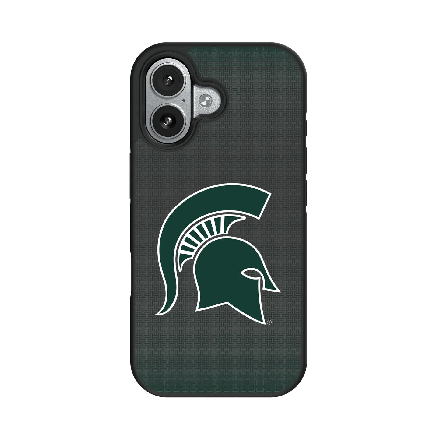 Michigan State University Spartans Linen Bump Phone Case for Apple iPhone