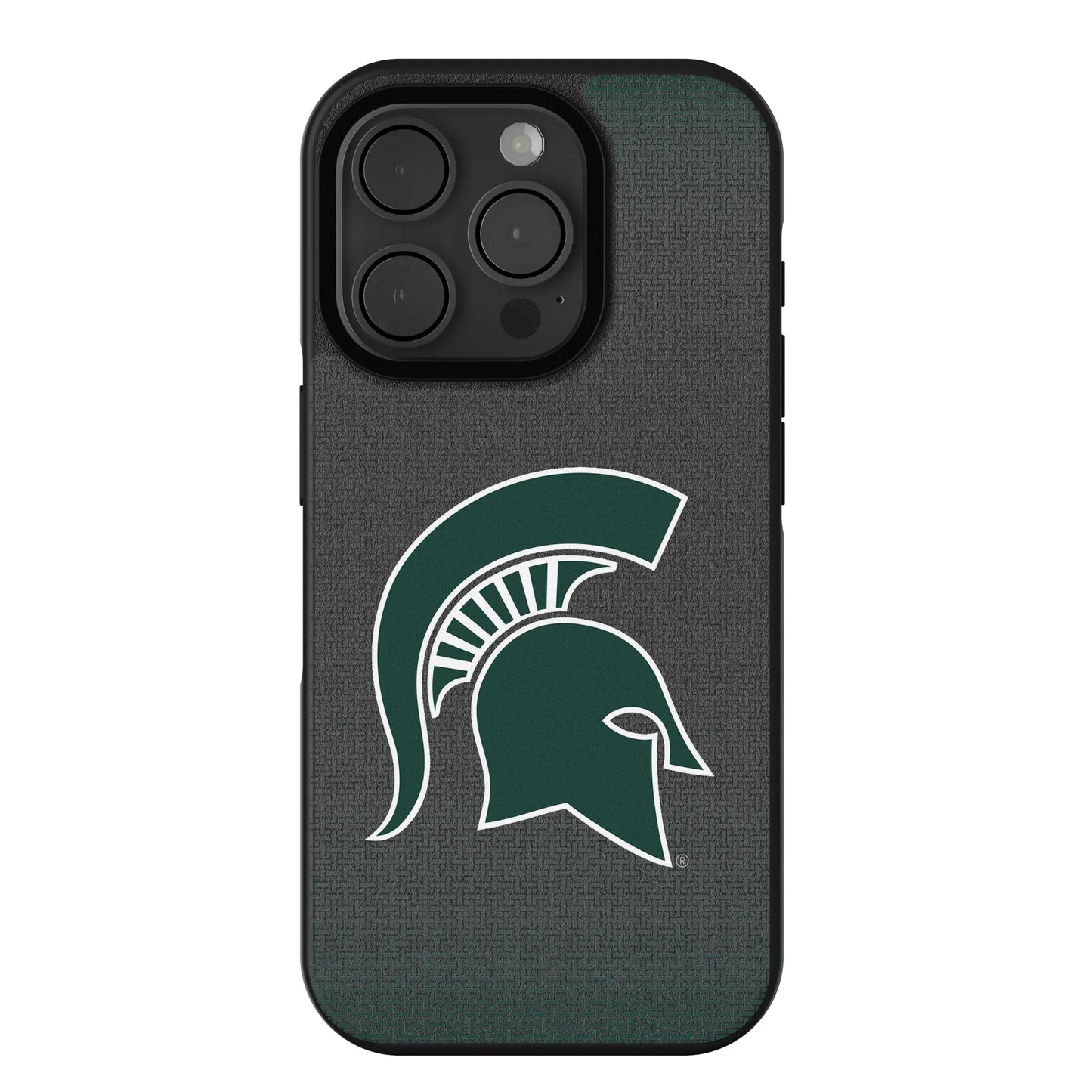 Michigan State University Spartans Linen Bump Phone Case for Apple iPhone