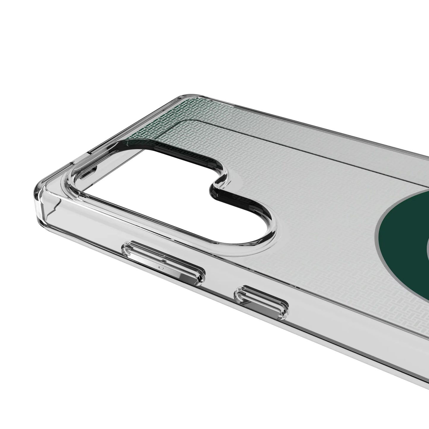 Michigan State University Spartans Linen Clear Phone Case for Samsung Galaxy