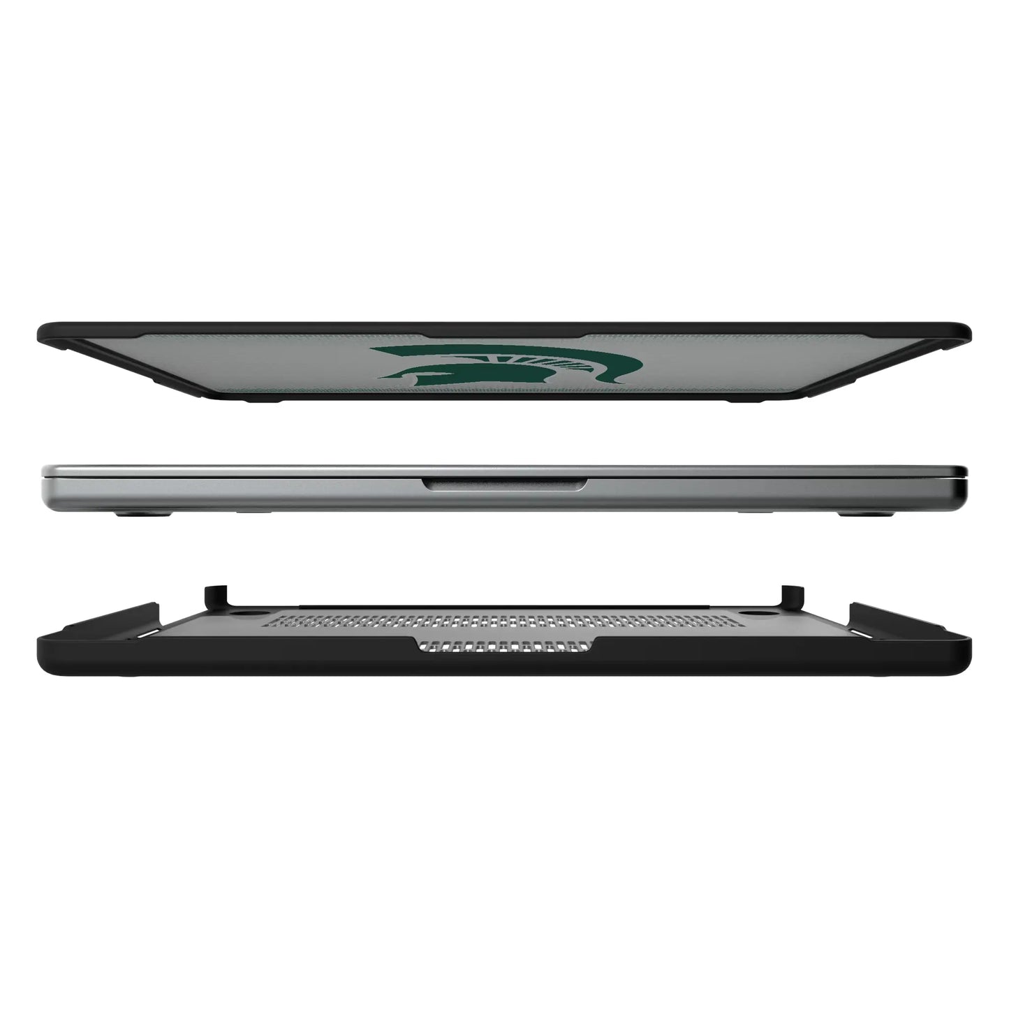 Michigan State University Spartans Linen Laptop Case for Apple MacBook