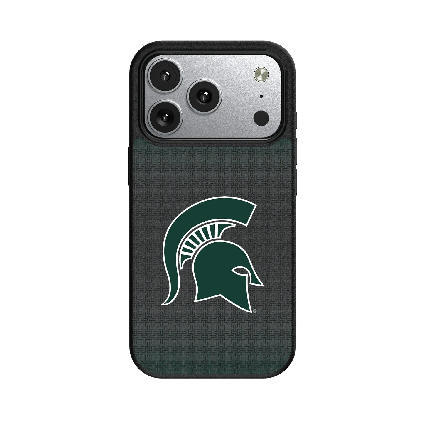 Michigan State University Spartans Linen MagSafe Compatible Phone Case for Apple iPhone