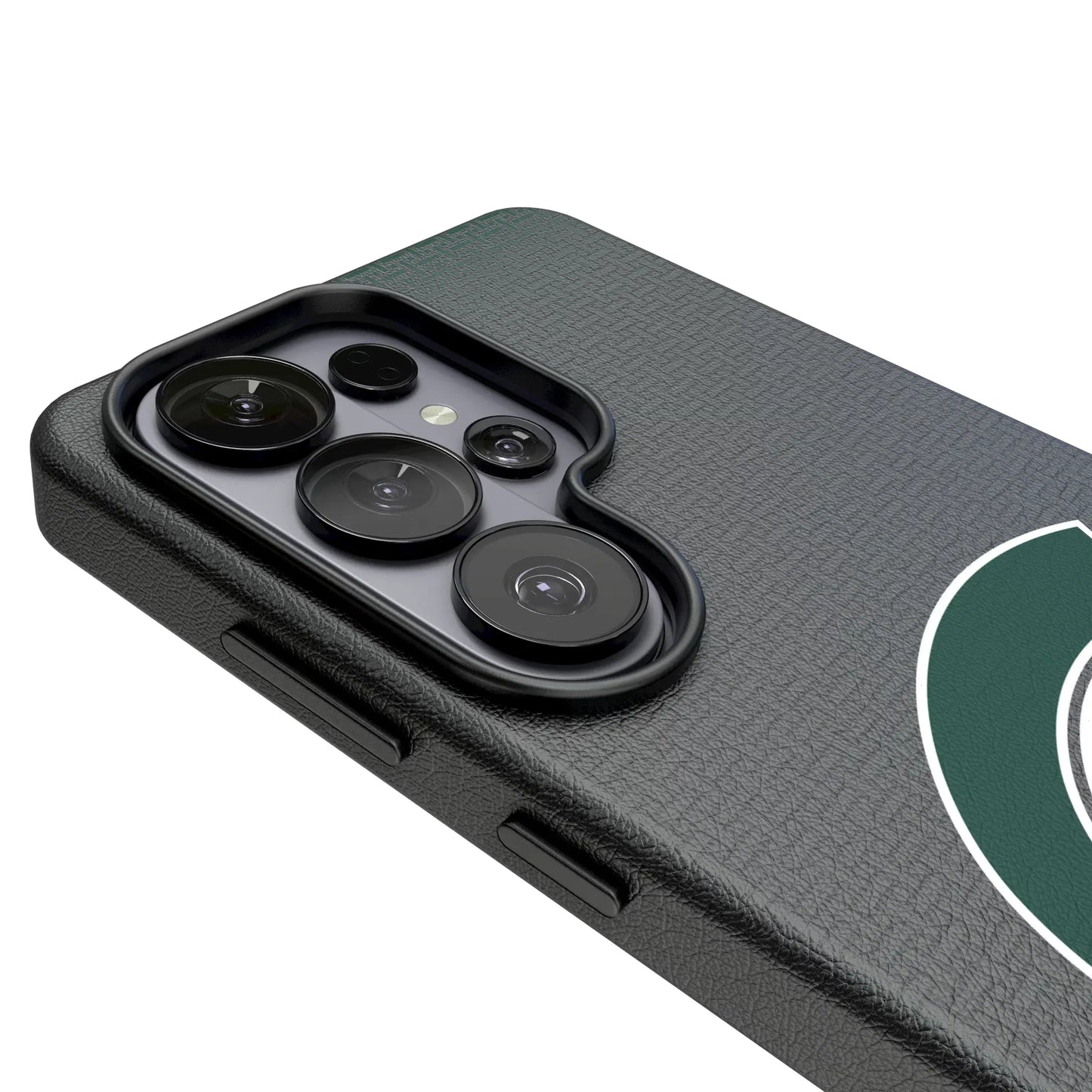 Michigan State University Spartans Linen MagSafe Compatible Phone Case for Samsung Galaxy