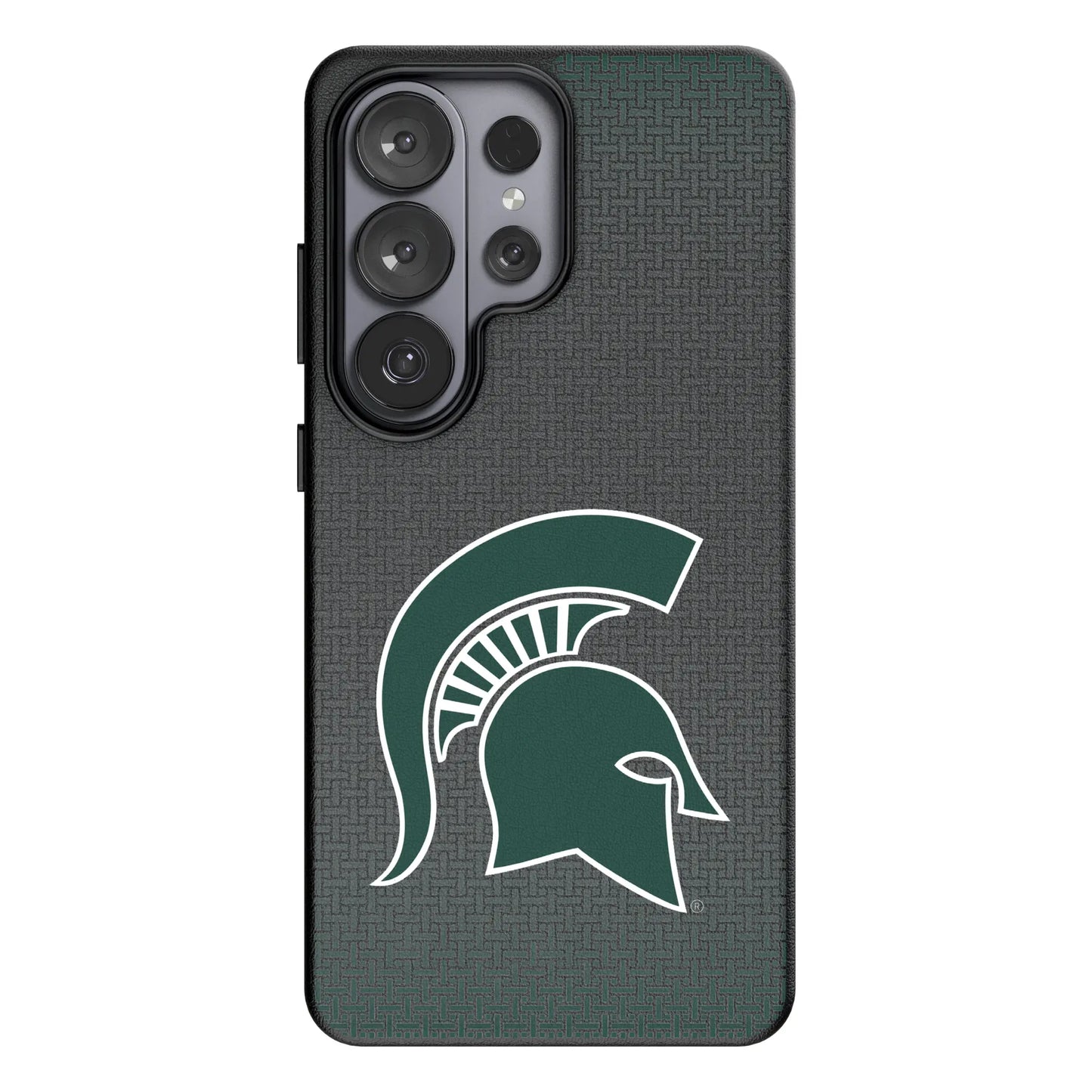 Michigan State University Spartans Linen MagSafe Compatible Phone Case for Samsung Galaxy
