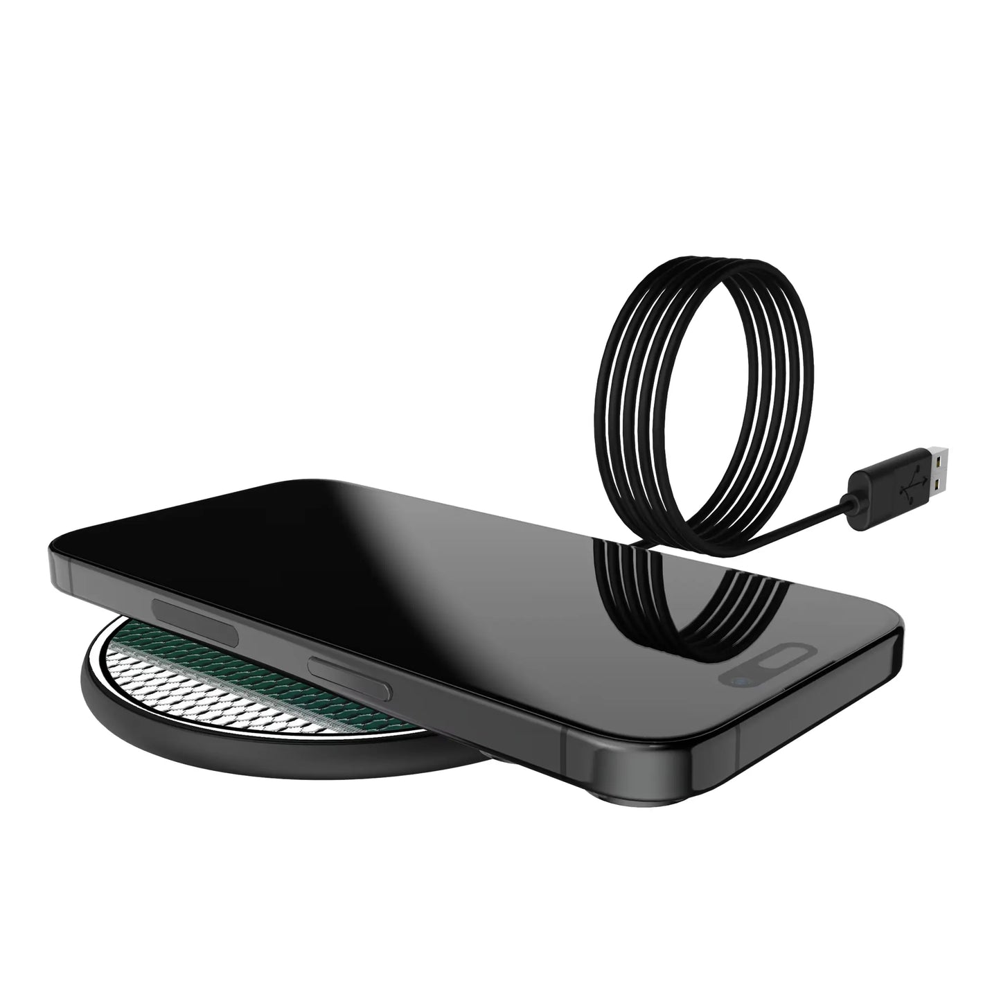 Michigan State University Spartans Mesh 15-Watt Wireless Charger