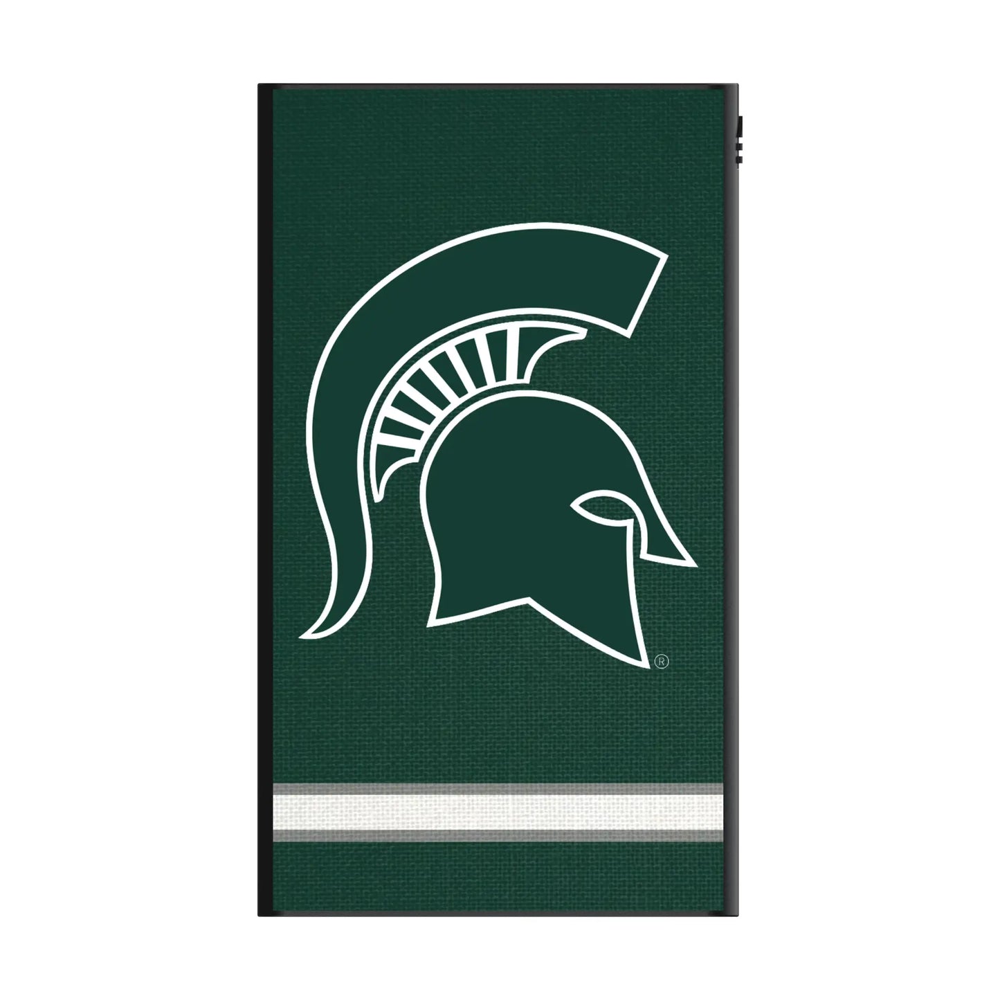 Michigan State University Spartans Stripe 5000mAh Flat Powerbank