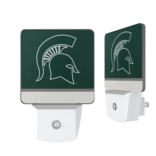 Michigan State University Spartans Stripe Night Light 2-Pack