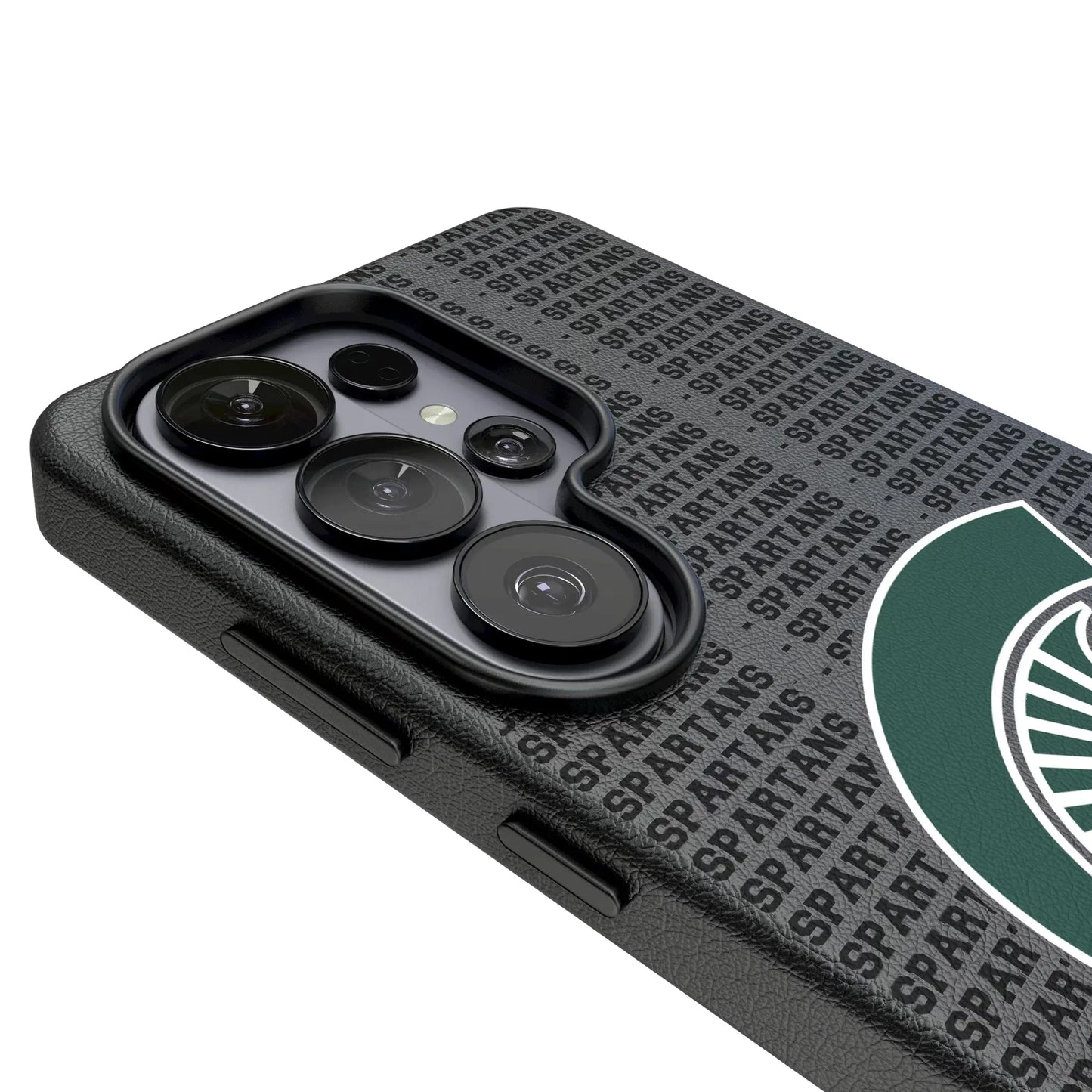 Michigan State University Spartans Text Backdrop MagSafe Compatible Phone Case for Samsung Galaxy