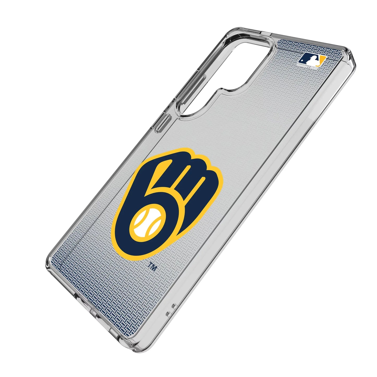 Milwaukee Brewers Linen Clear Phone Case for Samsung Galaxy